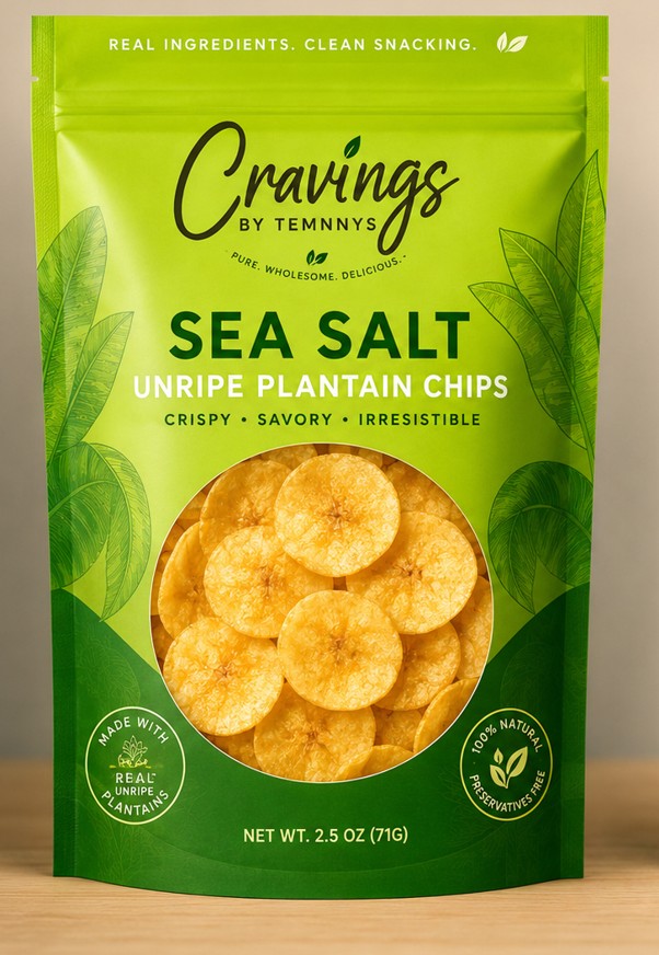 Sea Salt Unripe Plantain Chips
