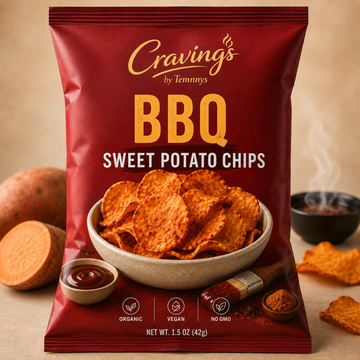 BBQ Sweet Potato Chips
