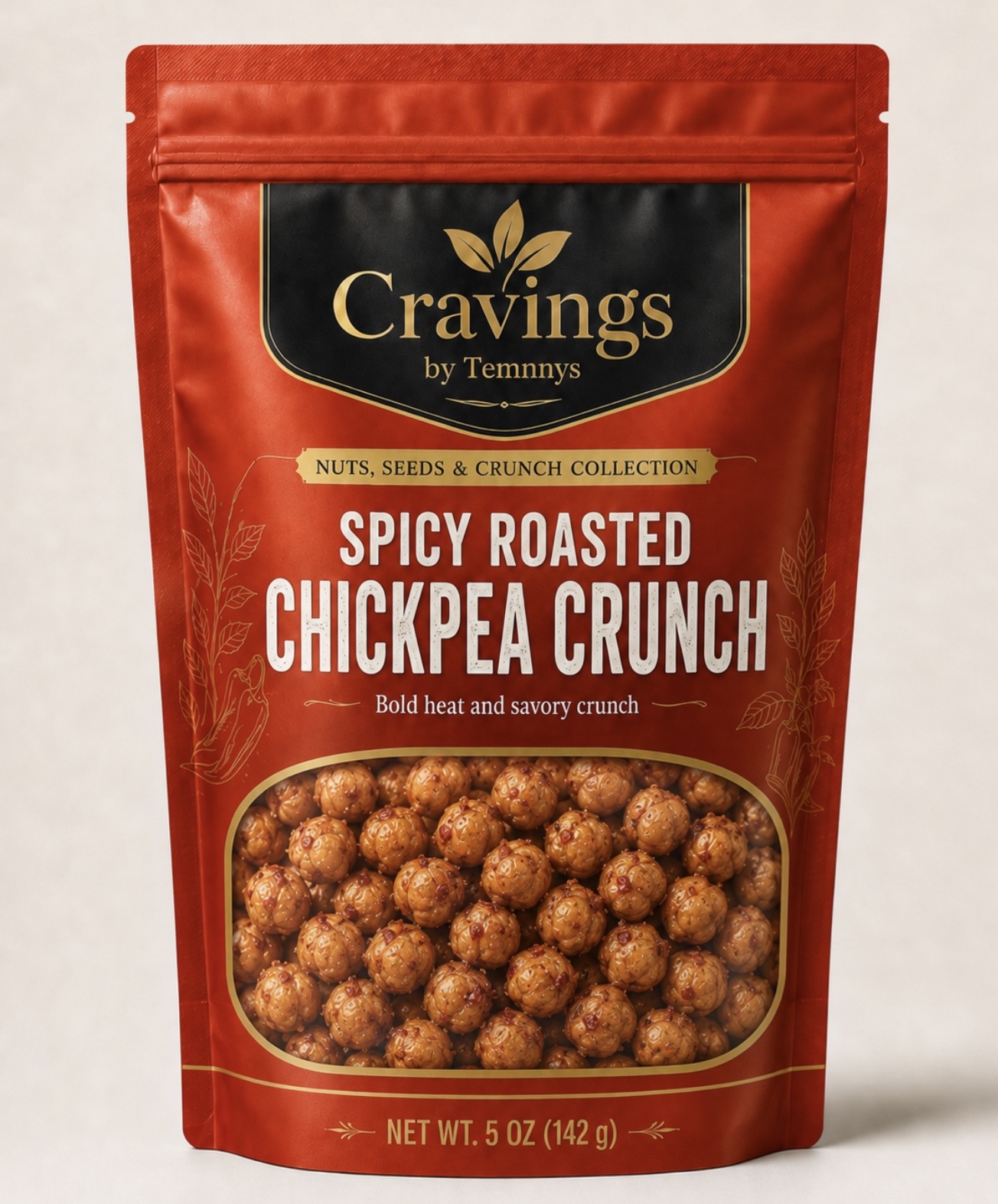 Cravings by Temnnys Spicy Roasted Chickpea Crunch
